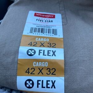 Wrangler cargo pants.